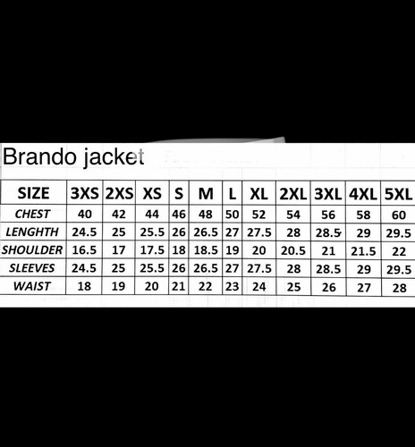 Mens Brando Motorbike Genuine Leather jacket Black Marlon Classic Jacket - Picture 9 of 9