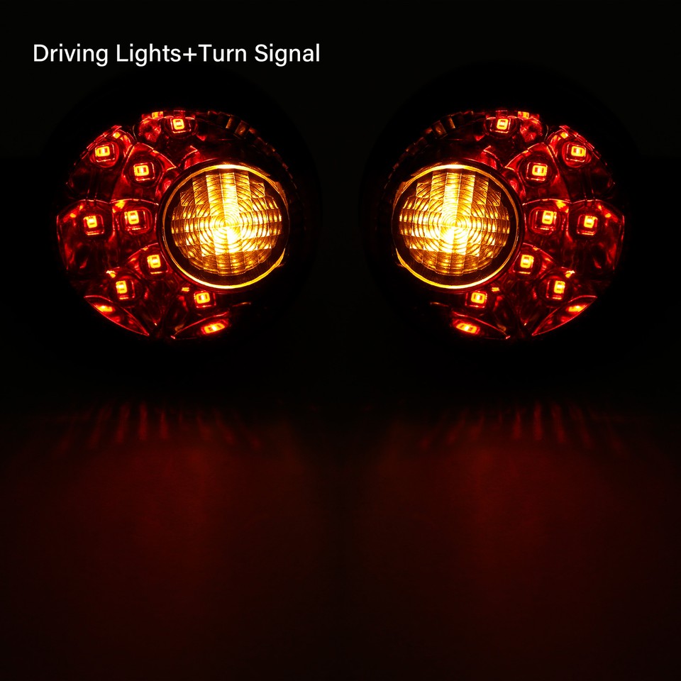 Rear Turn Signals LED Harley Davidson Sportster 883 1200 1992-22 21 New In Box - Foto 5