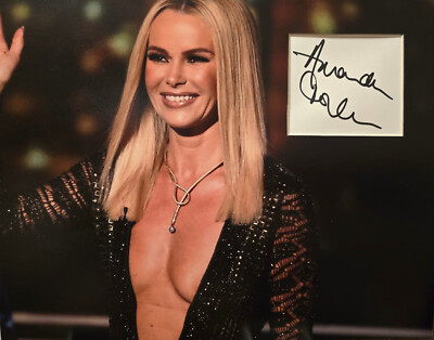 AMANDA HOLDEN Signed 14x11 Photo Display BRITAINS GOT TALENT COA