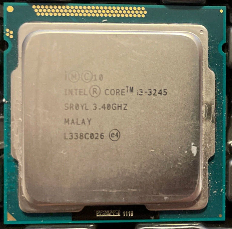 Intel SR0YL Core i3-3245 Dual-Core 3.40GHz 5.00GT/s DMI 3MB L3 Cache Socket - Image 3 of 4