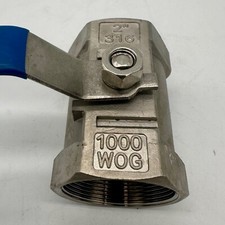 2  Ball Valve Full Port 316 Stainless Steel 1000 WOG