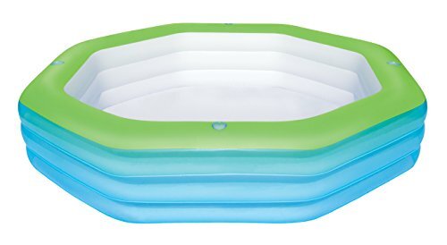 Bestway 54119 Piscina gonfiabile Piscina ottagonale 1030L Blu, Verde (o9d)