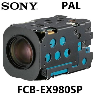 Sony PAL FCB-EX980SP CCD Color 26 x Optical VISCA Auto ICR IR-cut Block Camera