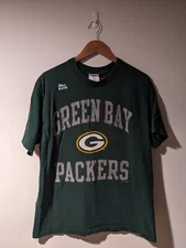 Vintage 1996 Green Bay Packers NFL Football Pro Player Green Large T-Shirt