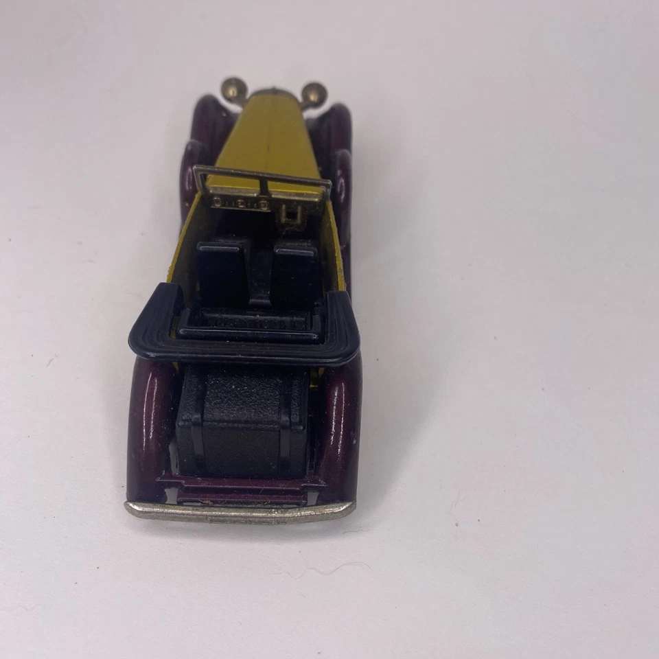 MATCHBOX LESNEY MODELOS DE ANTAÑO RARO CLARO GRANATE + DORADO Y11C LAGUNDA Foto 4 de 4