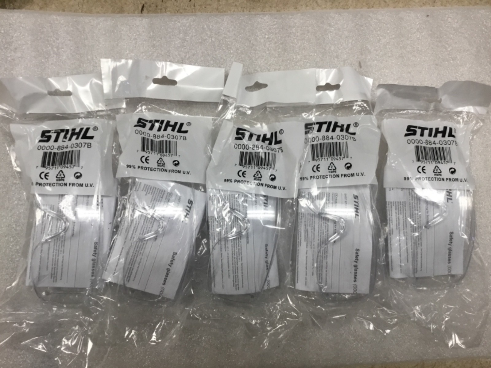 Occhiali Di Sicurezza Stihl Trasparenti - Protezione Laterale - Adatti Per Chi Porta Occhiali - EN166 - Foto 7