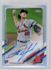 2021 Topps Chrome Rookie Autographs Refractors #RAJWO Jake Woodford RC Auto /499