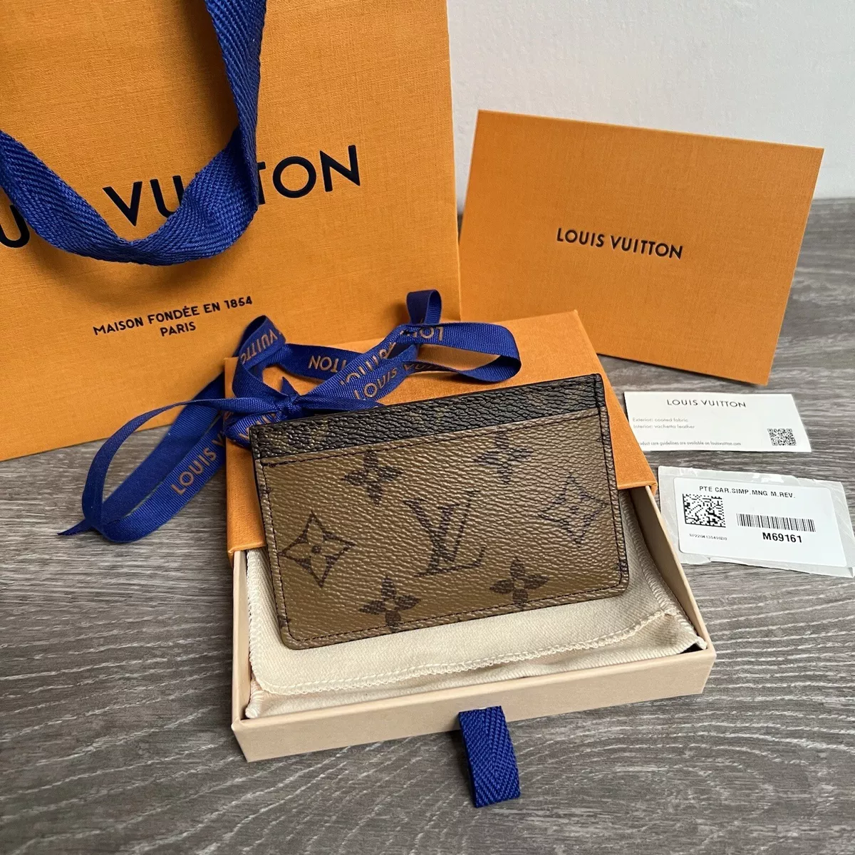 LOUIS VUITTON Maison Fondee en 1854 Box, Wrapping, Ribbon Only Great  Condition