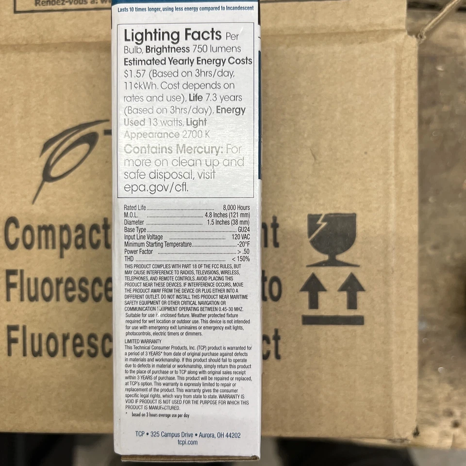 13 Watt Quad Lamp GU Base 6-pack - Image 2 of 3