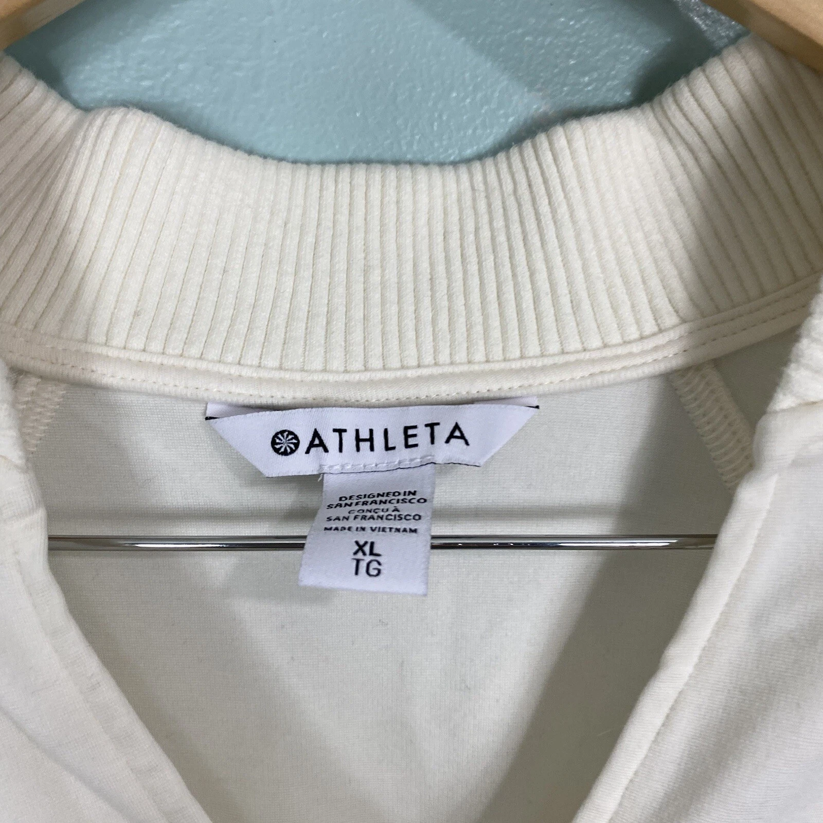 athleta eastbound creme sweater