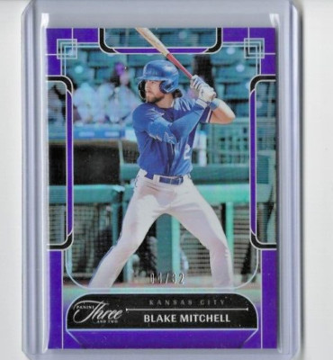 2024 Panini Three & Two Blake Mitchell Full Count Purple SP #32 04/32