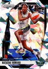 NATASHA HOWARD 2024 Panini Prizm WNBA Silver Cracked Ice #130 Dallas Wings