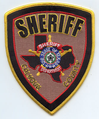 CALHOUN COUNTY TEXAS TX SHERIFF POLICE PATCH