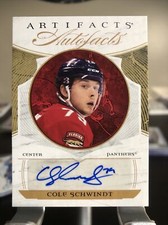 2022/23 UD Artifacts Autofacts Autograph #AF-CS Cole Schwindt  Florida Panthers