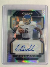 2023 Panini Prizm Draft Picks Hyper holo Chris Oladokun #RA-COL Auto RC