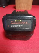 DL18ML Battery Converter For Dewalt V18 to Milwaukee Lithium Battery Free Shippi
