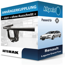 Für Renault Laguna Grand Tour 04.2001-12.2007 AUTO HAK Anhängerkupplung starr