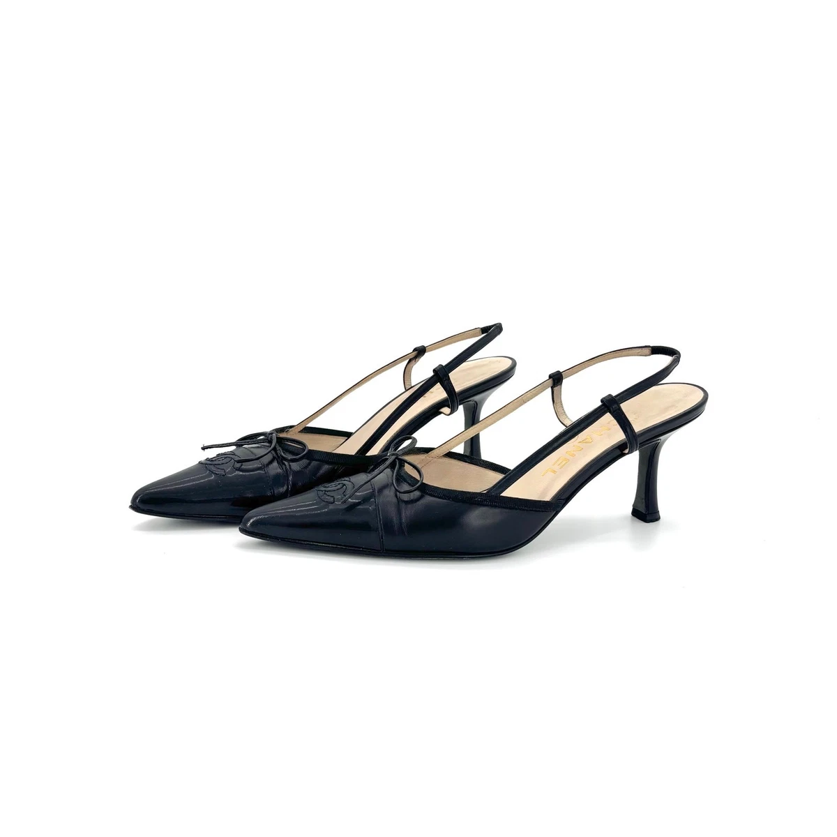 CHANEL Slingbacks Med 1 to 2 3/4 Inch Women's Heels for sale | eBay