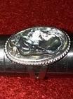 Vintage Native American Abalone Sterling Silver Ring ARF Hallmark Size 5.75