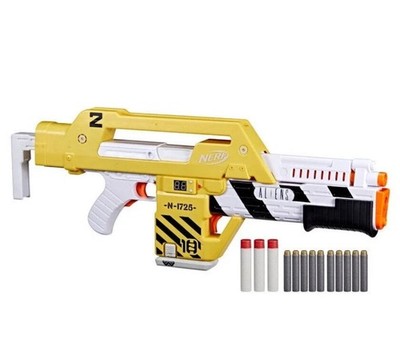 Nerf Aliens Pulse Rifle M41A Blaster w/ Shipping Box NEW NIB