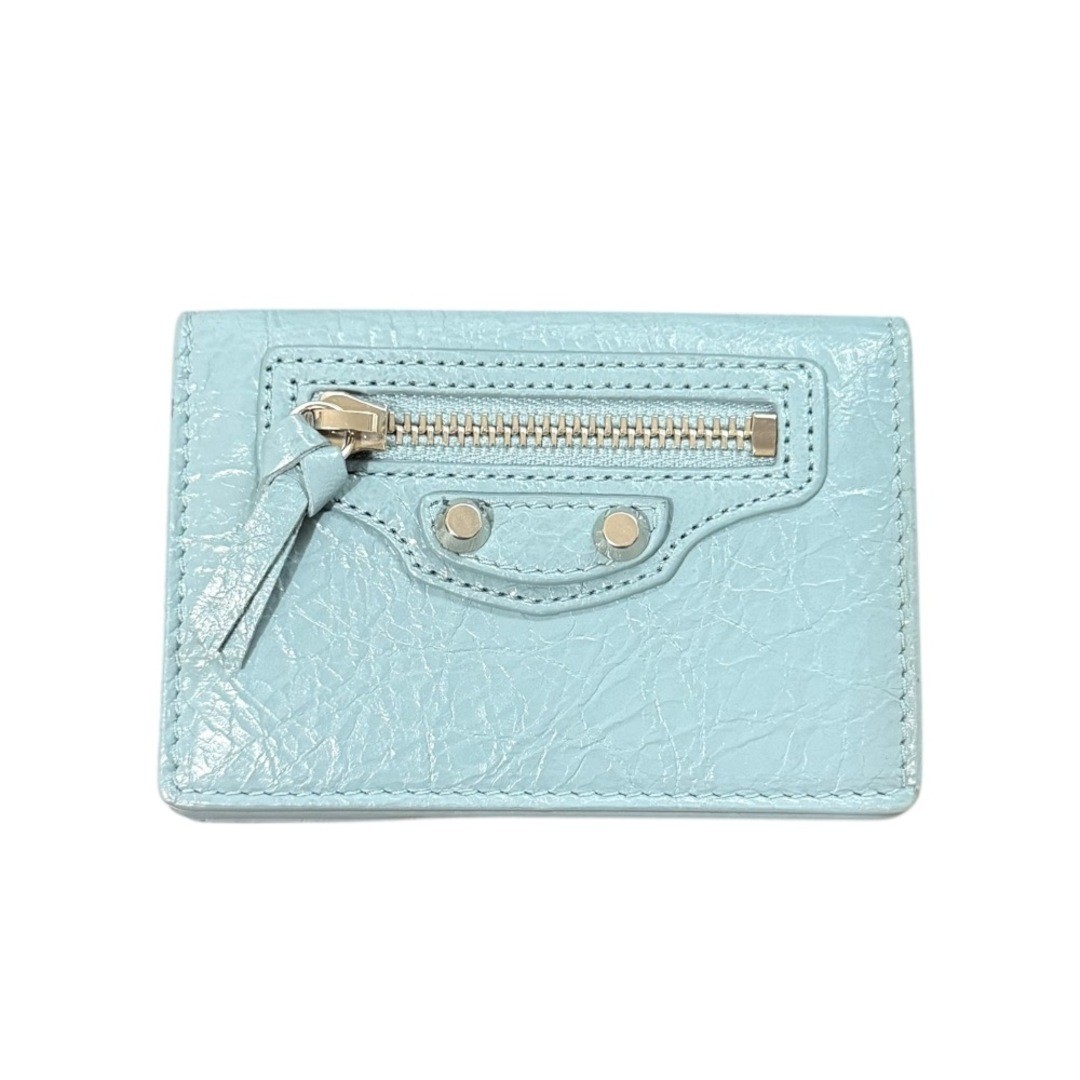 Good Condition BALENCIAGA Classic Mini Wallet Trifold Wallet Compact Wallet