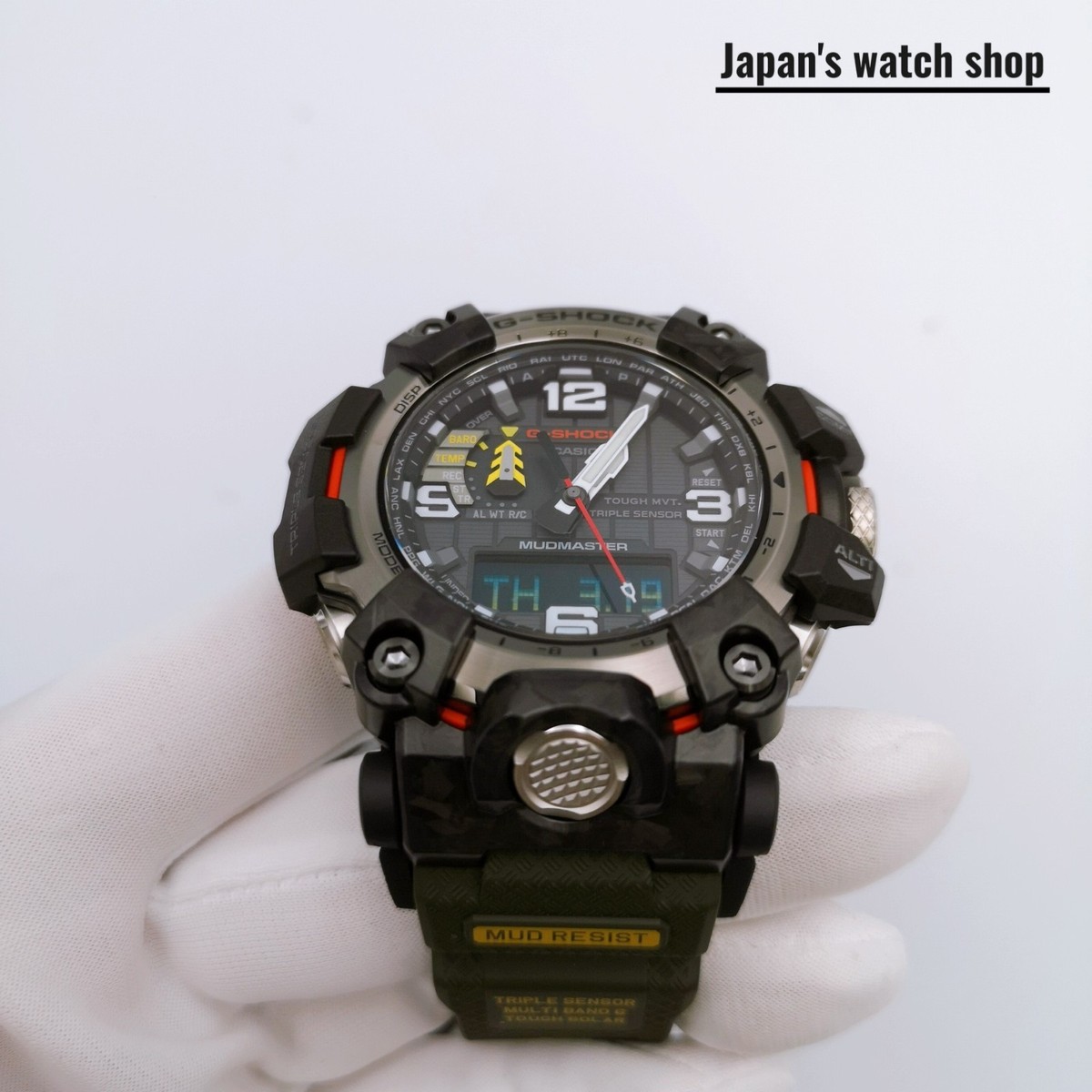 CASIO G-SHOCK GWG-2000-1A3JF Black Red CARBON MUDMASTER Men's