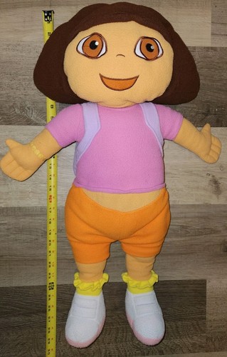 Huge Near 30" Dora The Explorer Jumbo Plush Backpack Nick Jr. Doll Toy Stuffed
