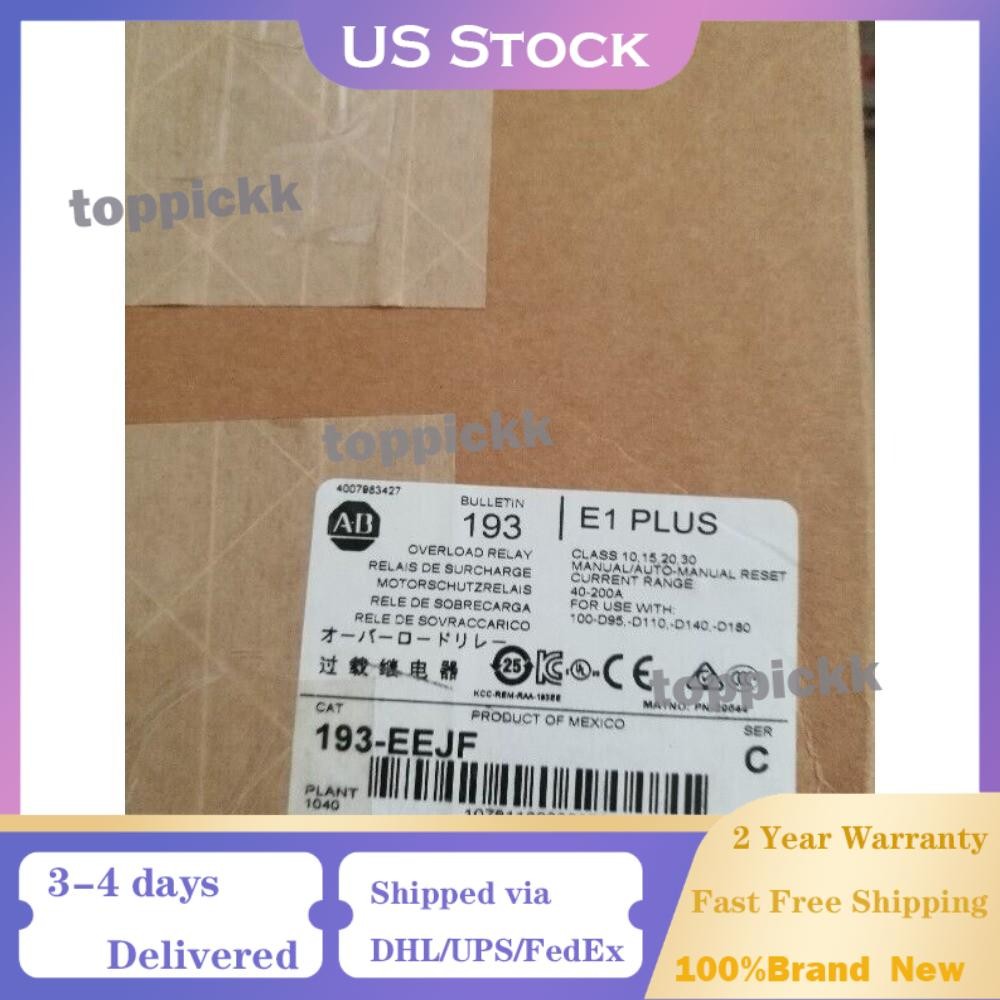 AB 193-EEJF Overload Relay 193-EEJF Allen Bradley 193EEJF US Free Tax