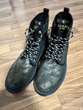 GUESS Herren Stiefel 43 Camouflage (kaum getragen) siehe Bilder