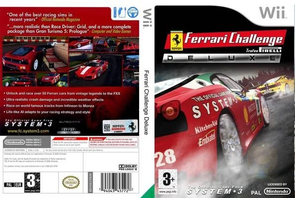 JUEGO WII FERRARI CHALLENGE TROFEO PIRELLI DELUXE WII 20215265