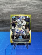 2022 Bowman Chrome Tony Grimes 1st Bowman Yellow Refractor Auto /75