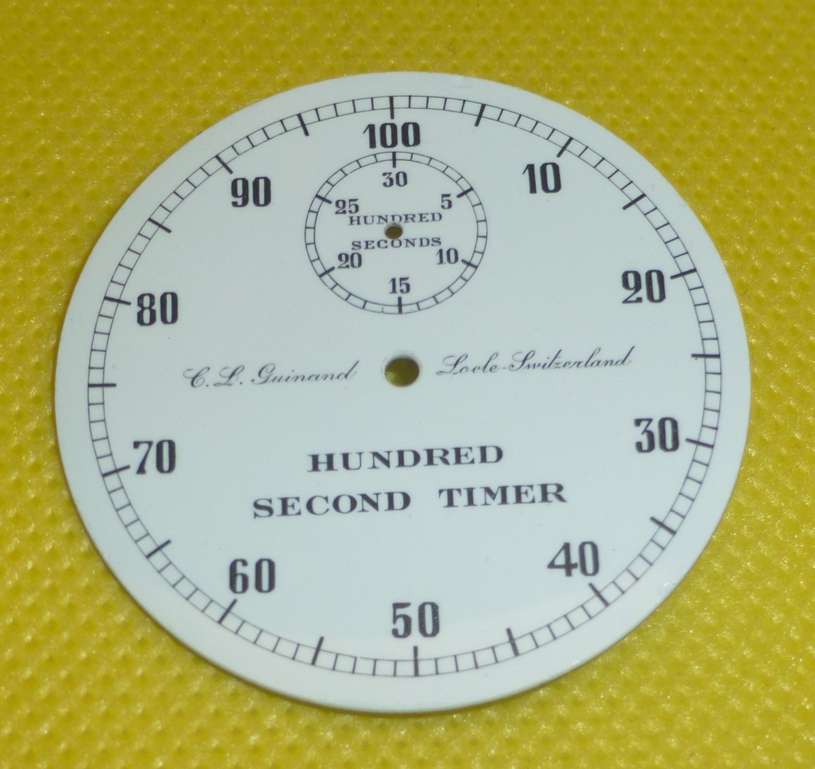 Hundred Second Timer Dial for Stop Watch-BEST OFF… - image 1