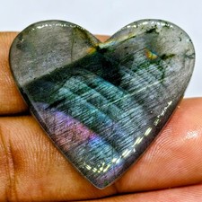 39 Cts Natural Labradorite Cabochon Gemstone For Jewelry 33.3x35.4x4.2 MM
