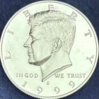 1999-S Kennedy Half Dollar 90% Silver Choice DCAM Proof