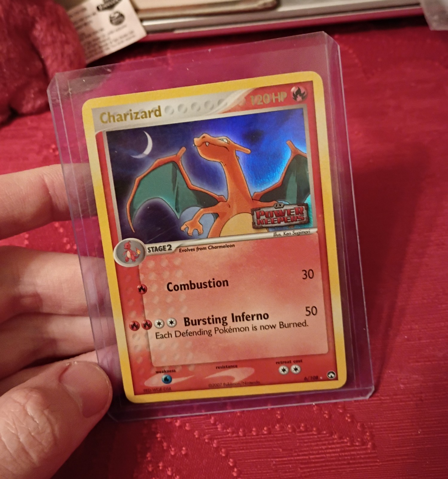 Charizard 6/108 Reverse Holo POKEMON ex power keepers, LP