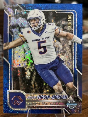 2025 Bowman Chrome U Jayden Virgin-Morgan Blue Mini-Diamond Refractor /150