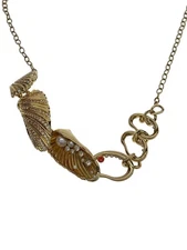 Swarovski Necklace Gld With Top Womens KTw60