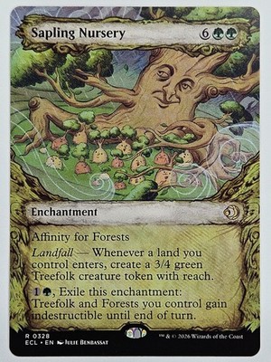 MTG Lorwyn Eclipsed - ECL 328 Sapling Nursery (Showcase) - Rare
