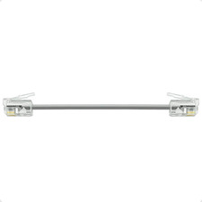 NECABLES 3 Inch Short Telephone Cord Phone Cable Wall Phone Cord for Landline RJ