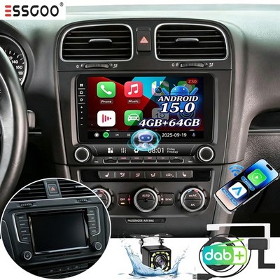 für VW Golf 5 6 Golf Plus DAB+ Auto Radio Navigation Apple Carplay Bluetooth kam