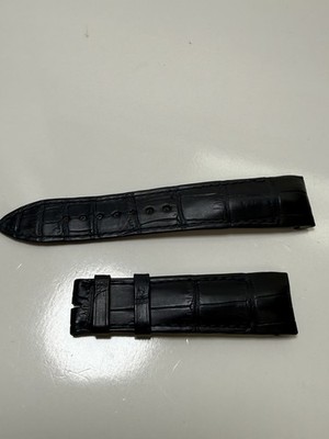 New Ulysse Nardin navy blue croc strap 21x18mm