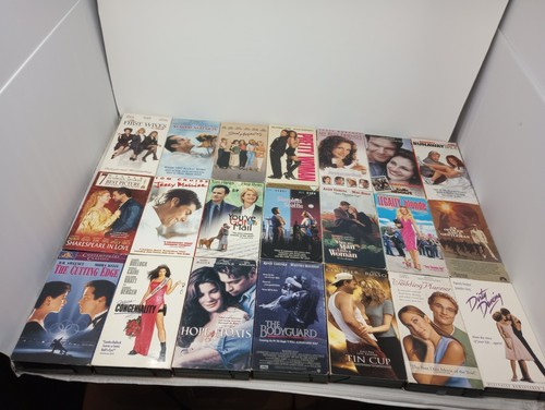 VHS Romantic Comedy Drama Movie Lot of (21) Untested As Is READ DESCRIPTION