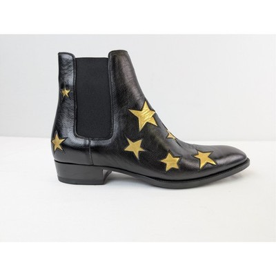 Saint Laurent Paris Wyatt 30 Chelsea Boot in Black BNWB 42.5
