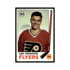 Gary Dornhoefer 1969 Topps #94 Philadelphia Flyers Hockey Card EX