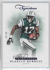 2012 Panini Prime Signatures Prime Proof Blue 29/49 Plaxico Burress #81 1i0
