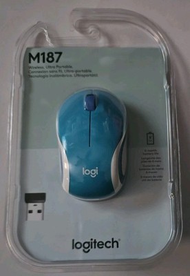 Logitech Wireless Mini Mouse M187 Ultra Portable,1000 DPI Optical Tracking,...