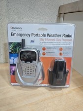 New Oregon Scientific Emergency Portable Weather Radio Model WR-601 NOAA Sealed
