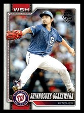 2026 Topps #32 Shinnosuke Ogasawara Rookie Card Washington Nationals