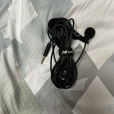 Pop Voice PV550 196" Dual-Head Lavalier Microphone Pro Lapel Clip-on Mic