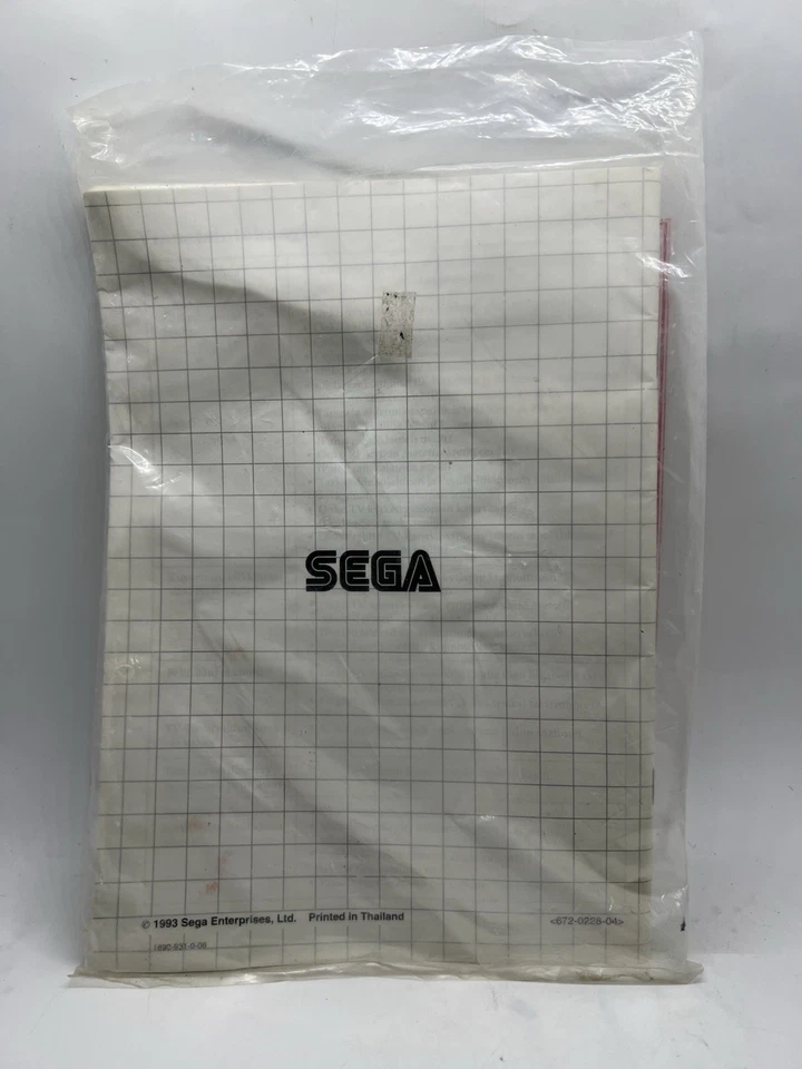 Sega Master System II 2 Manual Booklet Instructions Retro Gaming - Image 3 of 4
